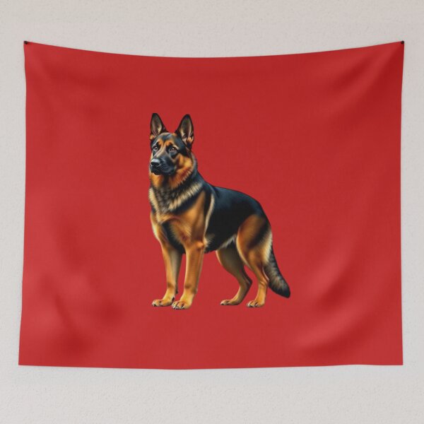 Item preview, German shepherd dog designed and sold by Farbenmieze.