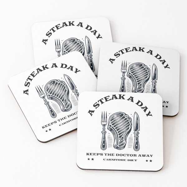 Item preview, A steak a day, keeps the doctor away designed and sold by dreamlandbuyers.