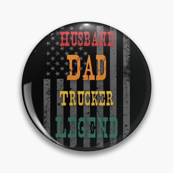 Item preview, Husband Dad Trucker Legend Retro Design  designed and sold by JohnnyP-Store.