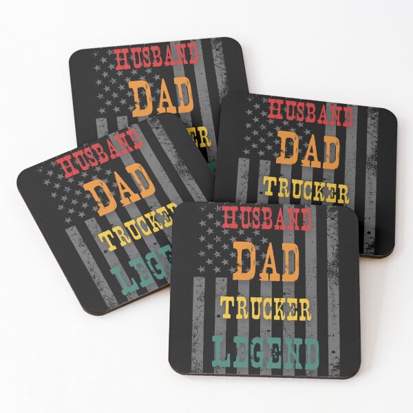 Item preview, Husband Dad Trucker Legend Retro Design  designed and sold by JohnnyP-Store.