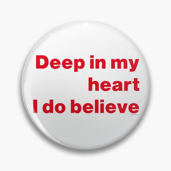 Item preview, Boro - Deep In My Heart I Do Believe Red text designed and sold by Logo-A-GoGo.