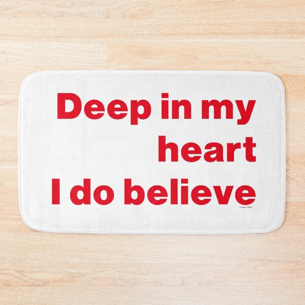 Item preview, Boro - Deep In My Heart I Do Believe Red text designed and sold by Logo-A-GoGo.