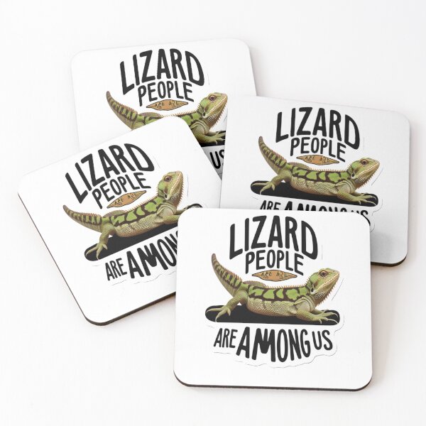 Item preview, Lizard People Are Among Us T-Shirt – Funny Alien Conspiracy Design designed and sold by CeylonBatik.