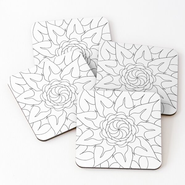 Item preview, Flower line art designed and sold by Bulantanyong.