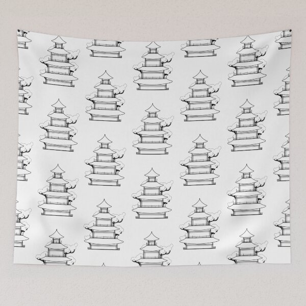 Item preview, Japanese pagoda designed and sold by Karina Bucior.