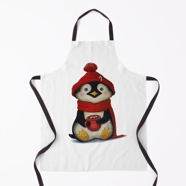Item preview, Cute penguin with hot chocolate designed and sold by Luckytash.