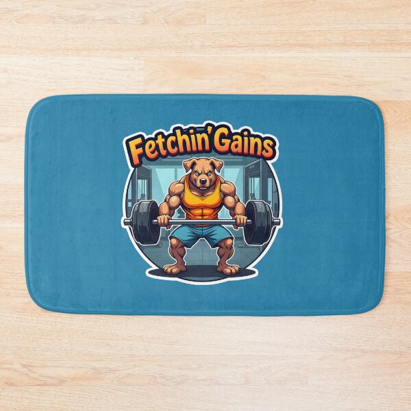 Item preview, Fetching Gains Dog Workout Design designed and sold by FoxyJags.
