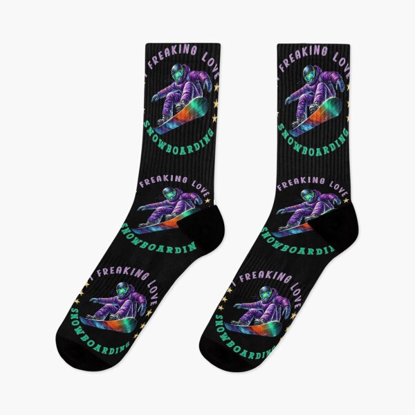 Item preview,  I Freaking Love Snowboarding designed and sold by OskarArts.