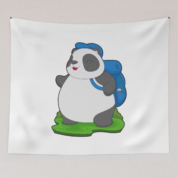 Item preview, Panda Hiker Backpack Hiking designed and sold by Snabdesign84.