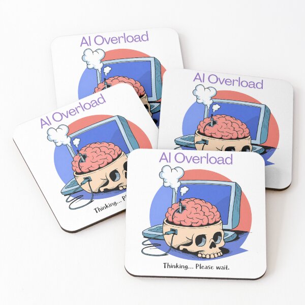 Item preview, AI Overload: Thinking... Please Wait. designed and sold by PosiPrints.