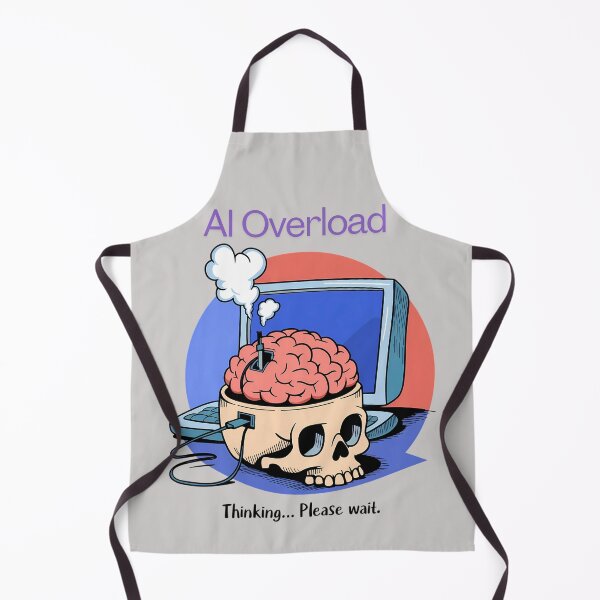 Item preview, AI Overload: Thinking... Please Wait. designed and sold by PosiPrints.