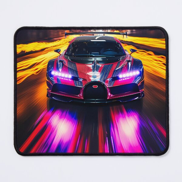 Item preview, Bugatti Chiron Super Sport Hypercar In Modern City Long Exposure designed and sold by RevUpDesign.