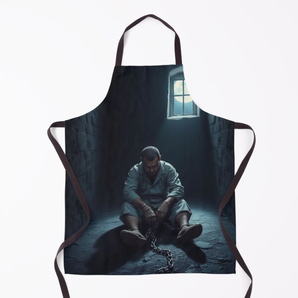 Item preview, Prisoner in Chains - Convict in Prison Cell designed and sold by ValkArts.