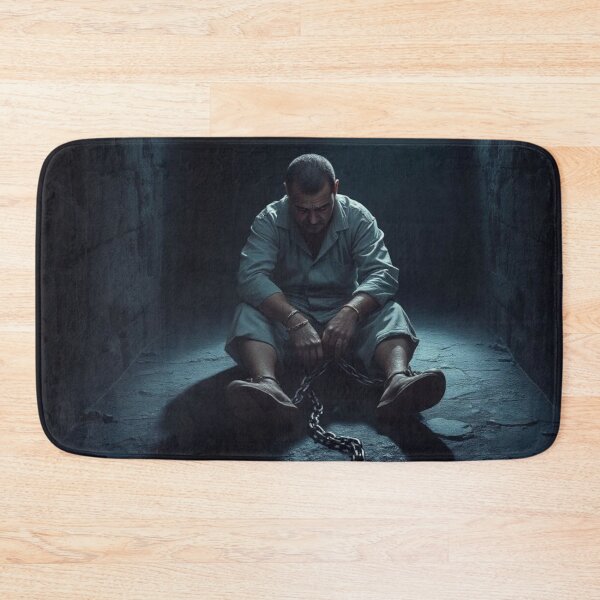 Item preview, Prisoner in Chains - Convict in Prison Cell designed and sold by ValkArts.