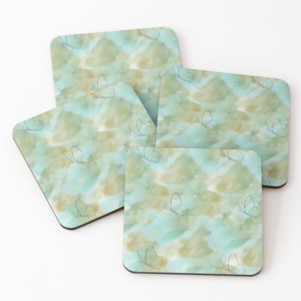 Item preview, Green Butterfly Pattern designed and sold by Art Shimmers.