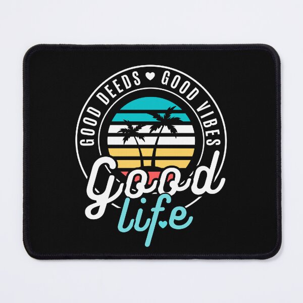 Item preview, Good Deeds Good Vibes Good life Palm Trees designed and sold by ModkMerch.