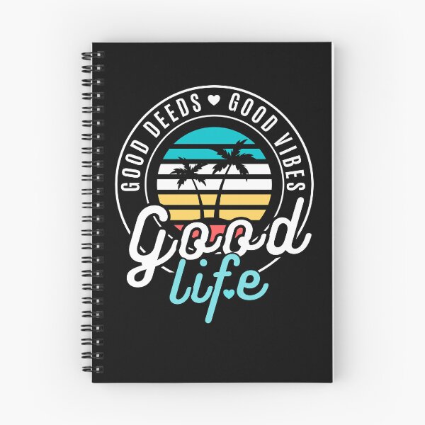 Item preview, Good Deeds Good Vibes Good life Palm Trees designed and sold by ModkMerch.