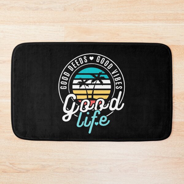 Item preview, Good Deeds Good Vibes Good life Palm Trees designed and sold by ModkMerch.
