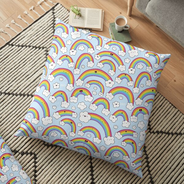 Rainbows Everywhere! Floor Pillow