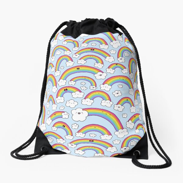 Rainbows Everywhere! Drawstring Bag