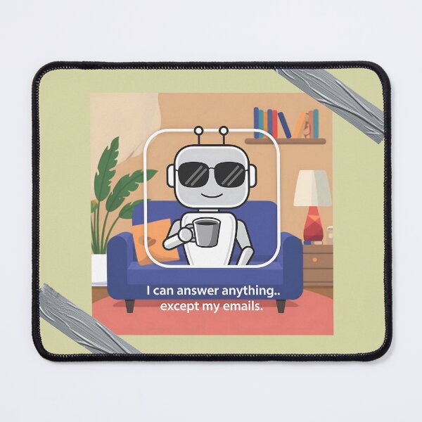 Item preview, AI Sassy Assistant: I Can Answer Anything... Except My Emails. designed and sold by PosiPrints.