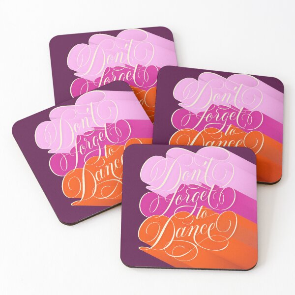 Item preview, Don't forget to dance. Motivational quote. Be happy. Enjoy life. Hand lettering. Calligraphic style. designed and sold by Sandra Brezina.