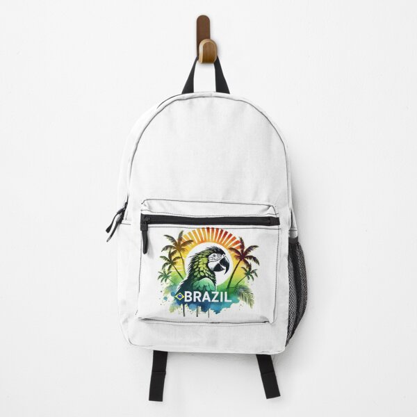 Item preview, Brazil Macaw Parrot South America Travel designed and sold by TomFrontierArt.
