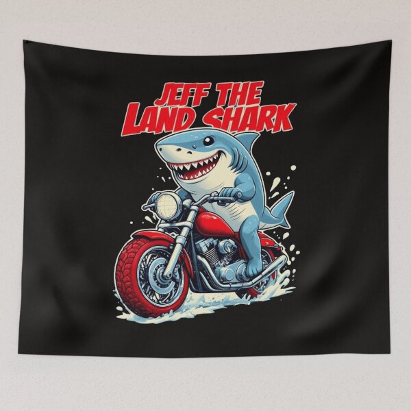 Item preview, Jeff the land shark designed and sold by TEE-HQ.