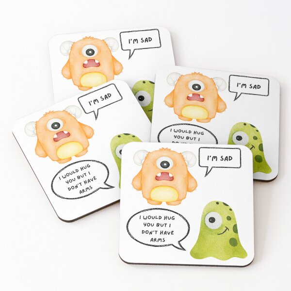 Item preview, Funny Monster Conversation designed and sold by FluffyMonster13.