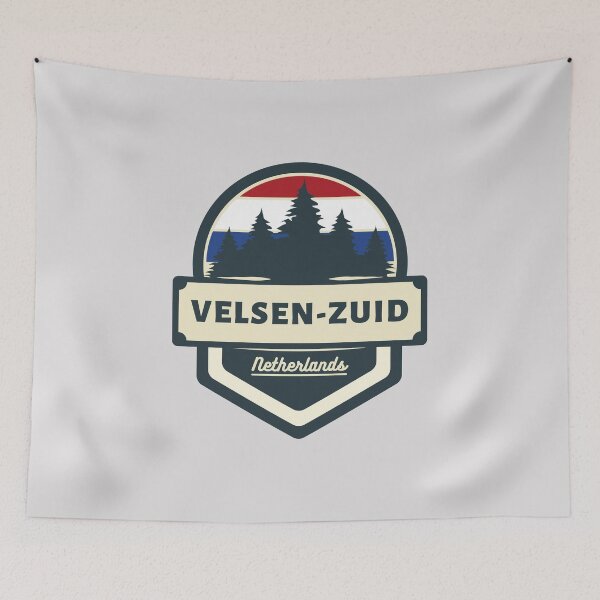 Item preview, Velsen-Zuid Netherlands Retro Vintage Badge designed and sold by World Designs.
