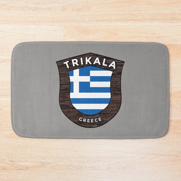 Item preview, Trikala Greece Emblem Flag designed and sold by World Designs.