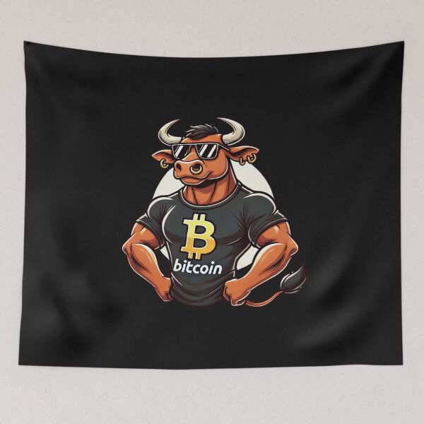 Item preview, crypto bull designed and sold by TEEJAMBOREE.