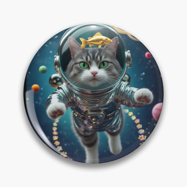 Item preview, The Goldfish Spacecat designed and sold by ThePrimeMan.