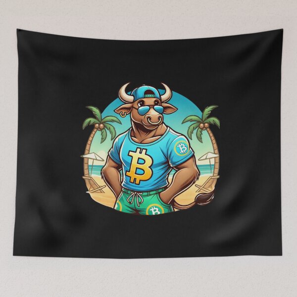 Item preview, crypto bull designed and sold by TEEJAMBOREE.