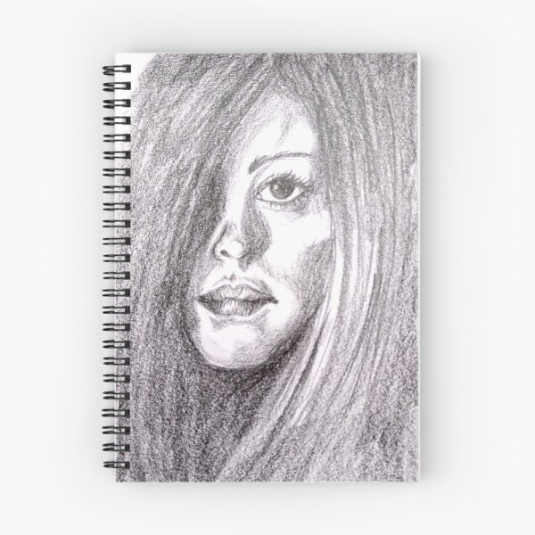 Item preview, Young woman pencil drawing designed and sold by FerretSteph.
