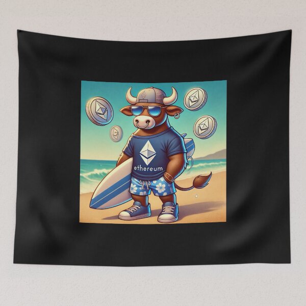 Item preview, crypto bull designed and sold by TEEJAMBOREE.