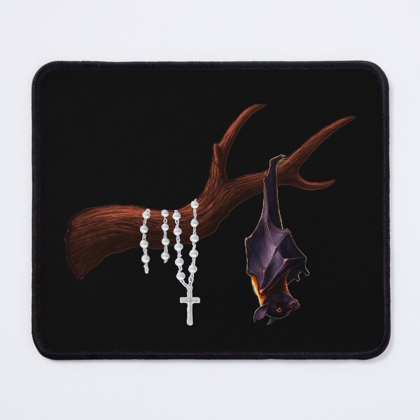 Item preview, branch, fruit bat, give away, rosaries designed and sold by Kirei-Lily.