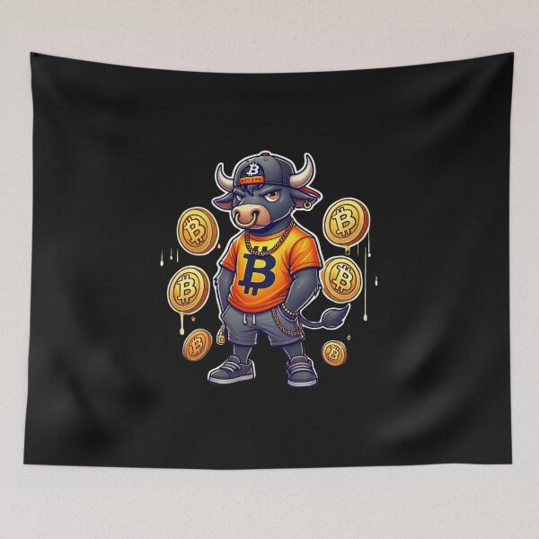 Item preview, crypto bull designed and sold by TEEJAMBOREE.