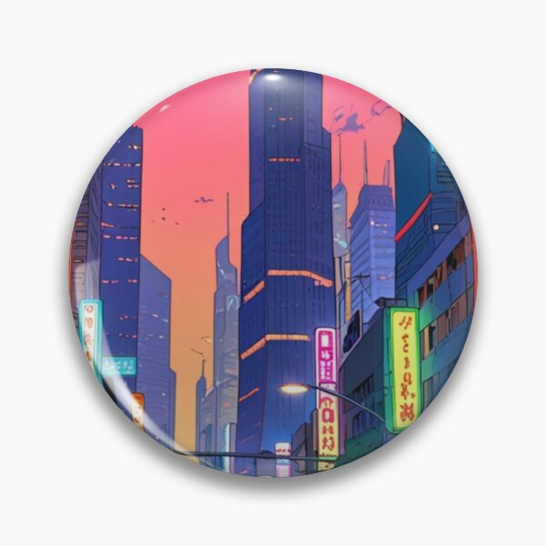 Item preview, Retro Anime Neon City designed and sold by mikaws.