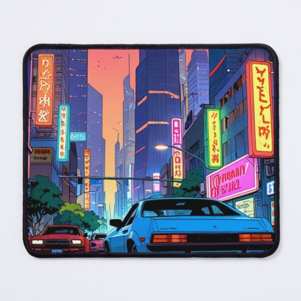 Item preview, Retro Anime Neon City designed and sold by mikaws.