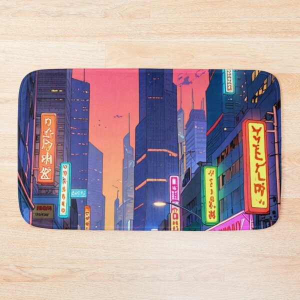 Item preview, Retro Anime Neon City designed and sold by mikaws.