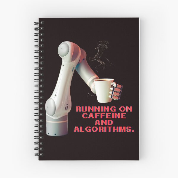 Item preview, AI and Coffee: Running on Caffeine and Algorithms. designed and sold by PosiPrints.