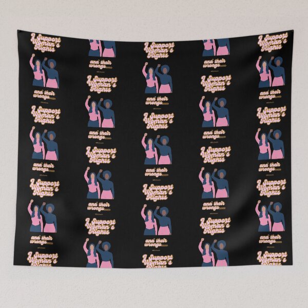 Item preview, I support woman’s rights and wrongs  designed and sold by 17Secrets.