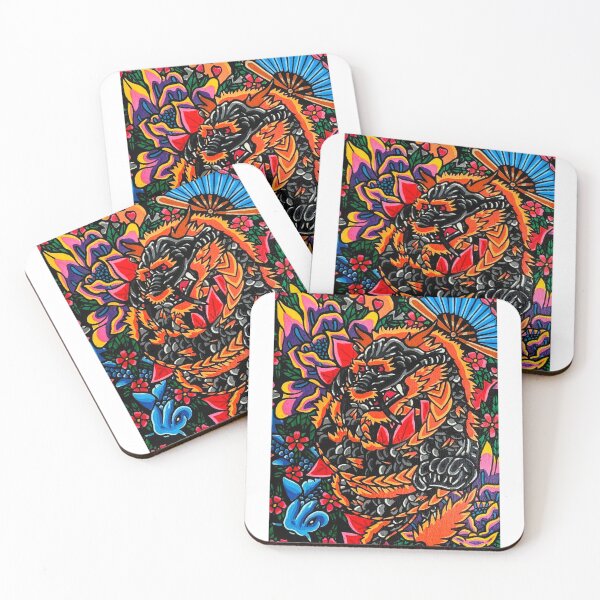 Item preview, Japanese black dragon  designed and sold by Adam  Parsons.