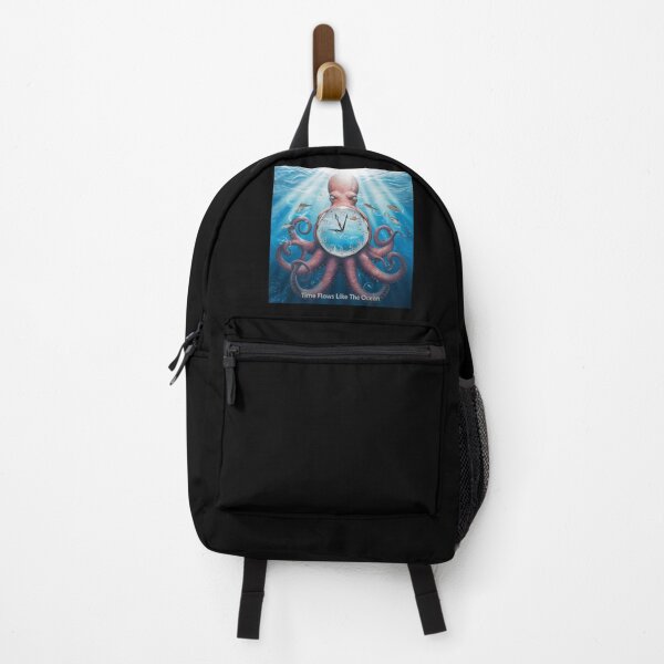 Item preview, Time Flows Like The Ocean – Surreal Octopus With Clock Design designed and sold by Prime-Studio.