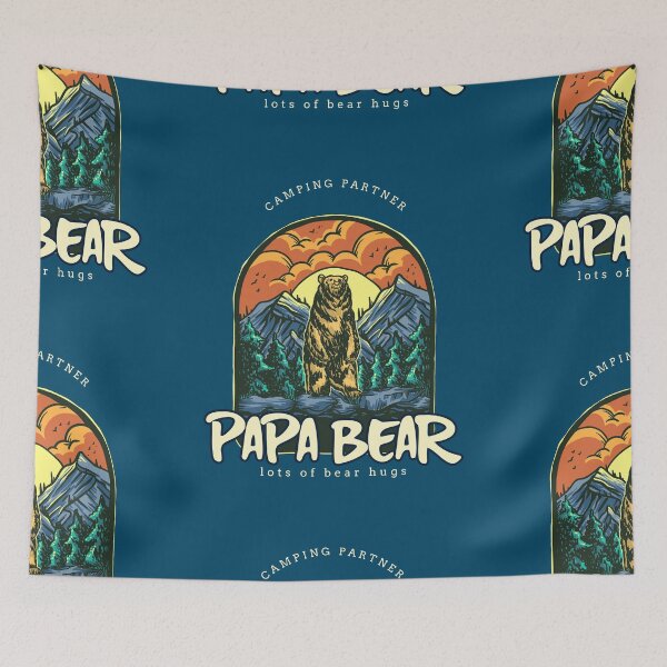 Item preview, Camping Papa bear designed and sold by sydney-syder.
