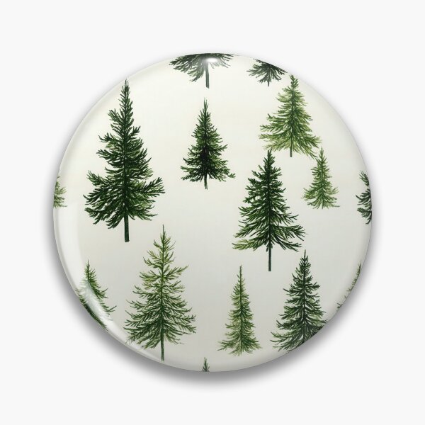 Item preview, Nordic Forest Pattern with Snowy Evergreen Trees designed and sold by Piotrek0001.