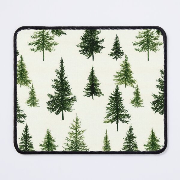 Item preview, Nordic Forest Pattern with Snowy Evergreen Trees designed and sold by Piotrek0001.