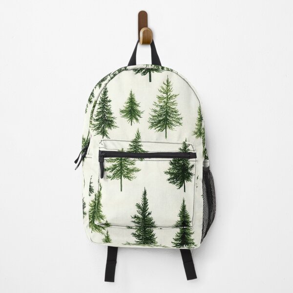 Item preview, Nordic Forest Pattern with Snowy Evergreen Trees designed and sold by Piotrek0001.