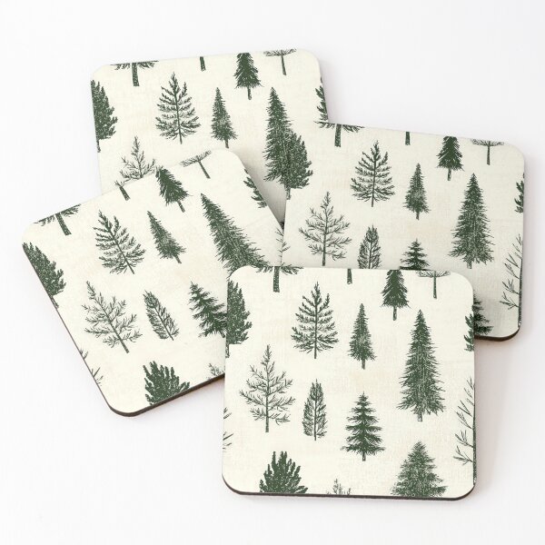 Item preview, Scandinavian-Inspired Pine Tree Winter Illustration designed and sold by Piotrek0001.